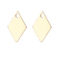 Gold Filled Pendant Rhombus 14K gold-filled Approx 0.5mm Sold By PC