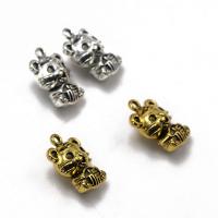 Zinc Alloy Animal Pendants Tiger plated vintage & Unisex nickel lead & cadmium free Sold By PC