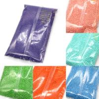 Ogenomskinligt glas Seed Beads, Glass Seed Beads, Rund, DIY, fler färger för val, 1.60x1.70mm, Säljs av Bag