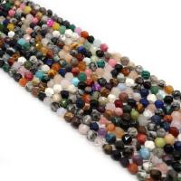 Gemstone šperky Korálky, Drahokam, Kolo, DIY & různé velikosti pro výběr & tváří, smíšené barvy, Prodáno za Cca 14.96 inch Strand