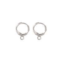 Brass Lever Back Earring Component platinum color plated DIY Sold By PC