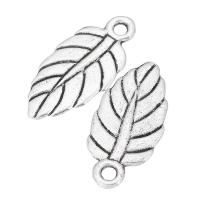 Zinc Alloy Leaf Pendants antique silver color plated Unisex silver color nickel lead & cadmium free Approx 1.5mm Sold By KG