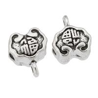 Zinc Alloy Bail Beads antique silver color plated DIY silver color nickel lead & cadmium free Approx 1 3mm Sold By KG