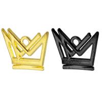 Zinc Alloy Crown Pendants plated Unisex & hollow nickel lead & cadmium free Approx 2mm Sold By KG
