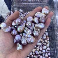 Cultured Baroque Freshwater Pearl Beads DIY & no hole 19mm Sold By PC