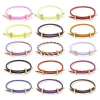Memory Wire Bracelet Tiger Tail Wire stainless steel smooth buckle gold color plated Adjustable & fashion jewelry & Unisex Length 25 cm Sold By PC