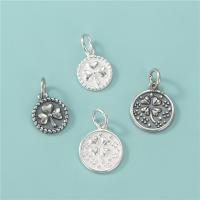 925 Sterling Silver Pendant Flat Round DIY Sold By Lot