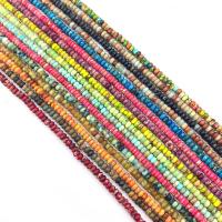 Impression Jasper Beads Flat Round DIY Approx Sold By Strand