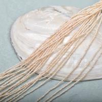 Přírodní sladkovodní perly perlí, Sladkovodní Pearl, Kolo, DIY, bílý, 2mm, Prodáno za Cca 36-38 cm Strand