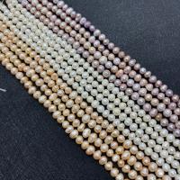 Brambor pěstované sladkovodní perle, Sladkovodní Pearl, lesklý, DIY & různé velikosti pro výběr, více barev na výběr, Prodáno za Cca 38 cm Strand