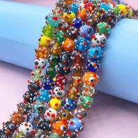 Raffinierte Lampwork-Beads, Lampwork, rund, DIY & verschiedene Größen vorhanden, keine, 8/10/12mm, Bohrung:ca. 2mm, verkauft von PC