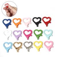 Zinc Alloy Lobster Clasp Heart plated DIY nickel lead & cadmium free Approx 2.1mm Sold By Bag