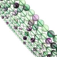 Perles de fluorite, Fluorite colorée, Rond, DIY & normes différentes pour le choix, multicolore, Niveau AA, Vendu par Environ 16 pouce brin