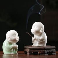 Traditional Ceramic Inserted Burner Incense Seat White Porcelain handmade for home and office & durable Sold By PC