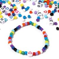 Seedbead DIY Bracelet Set Elastic Thread & beads mixed colors Sold By Set