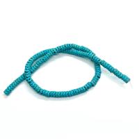 Syntetisk Turkos Bead, DIY & olika storlek för val, blå, Såld Per Ca 14.96 inch Strand