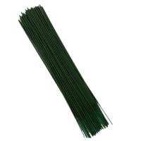 Plastic Artificial Flower Rod with Iron injection moulding green Sold By PC