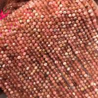 Rhodonite Beads, poleret, du kan DIY & facetteret, lyserød, 3.7-4mm, Solgt Per Ca. 38 cm Strand
