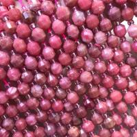 Perline Rhodonite, lucido, DIY & sfaccettati, rosa, 5x6mm, Venduto per Appross. 38 cm filo
