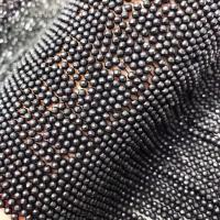 Kraal, gepolijst, DIY & verschillende grootte voor keus & gefacetteerde, zwart, Per verkocht Ca 38 cm Strand
