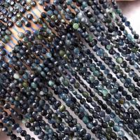 Turmalin Bead, polerad, DIY & fasetterad, blå, 2x4mm, Såld Per Ca 38 cm Strand