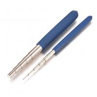 حديد Slitless كابلات ويندر, مع البلاستيك, لون الفضة مطلي, 2 قطعة & ديي, أزرق, 13.5x143.5mm,7.5x141.5mm, تباع بواسطة تعيين