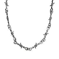 Zinc Alloy Jewelry Necklace with 314 Stainless Steel fashion jewelry & Unisex Length Approx 20.4 Inch Sold By PC