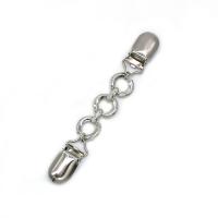 Zinc Alloy Sweater Shawl Clip with Plastic Pearl original color Sold By PC