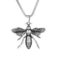 Titanium Steel Pendants Bee polished DIY & for man original color Sold By PC