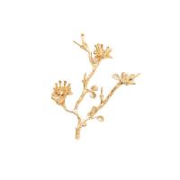 Hair Accessories DIY Findings Brass gold color plated Sold By PC