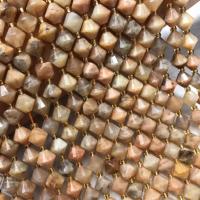pietrasole perla, lucido, DIY & sfaccettati, colori misti, 8x8.50mm, Venduto per Appross. 38 cm filo