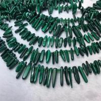 Malakit perler, Uregelmæssig, poleret, du kan DIY, grøn, 10-20mm, Solgt Per Ca. 38 cm Strand