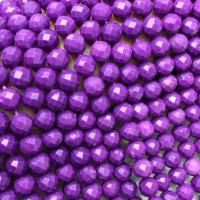 натуральный лепидолит Бусины, полированный, DIY & граненый, фиолетовый, 8mm, Продан через Приблизительно 38 см Strand