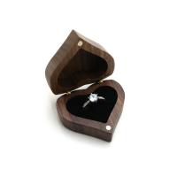 Коробочка для одного кольца, Сердце, Много цветов для выбора, не содержит никель, свинец, 60x55x35mm, продается PC