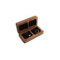 Paar Ring Box, met Katoenfluweel, Rechthoek, Draagbare & Stofdicht, meer kleuren voor de keuze, nikkel, lood en cadmium vrij, 100x52x25mm, Verkocht door PC