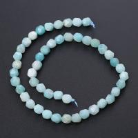 ​Amazonite​ Beads Round polished Star Cut Faceted & DIY Sold Per Approx 14.96 Inch Strand