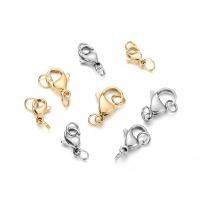 304 Stainless Steel Clasp Findings, Vacuum Ion Plating, DIY & different size for choice, more colors for choice, 30Sets/Bag, Sold By Bag