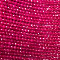 Espinélio grânulos, miçangas, Roda, polido, DIY & facetada, vermelho, 4mm, vendido para Aprox 14.96 inchaltura Strand