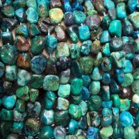 Chrysocolla Beads irregular polished DIY mixed colors 9-12mm Sold Per Approx 14.96 Inch Strand
