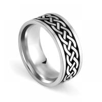 304 Stainless Steel Finger Ring hand polished fashion jewelry & for man original color Sold By PC