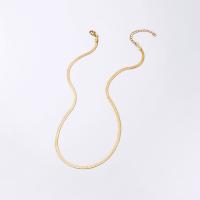 Zinc Alloy Jewelry Necklace gold color plated fashion jewelry & for woman Length Approx 17.7 Inch Sold By PC