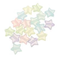 Frosted Acrylic Beads Star DIY Approx 1mm Approx Sold By Bag