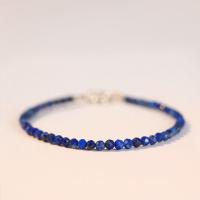 Natuurlijke Lapis Lazuli Armbanden, verschillende stijlen voor de keuze & voor vrouw & gefacetteerde, blauw, Verkocht door PC