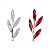 Hair Accessories DIY Findings Zinc Alloy Branch rack plating with rhinestone nickel lead & cadmium free Sold By PC
