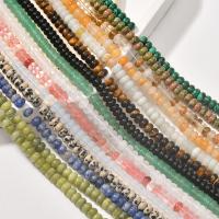 Gemstone smykker perler, Ædelsten, du kan DIY & forskellige materialer til valg, 6x4mm, Hole:Ca. 1mm, Ca. 90pc'er/Strand, Solgt af Strand