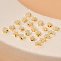 Brass Jewelry Beads 18K gold plated DIY golden Approx 1mm Sold By PC