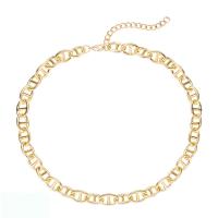 Zinc Alloy Jewelry Necklace gold color plated & for woman Length Approx 15.35 Inch Sold By PC