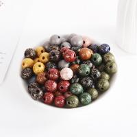 Wood Beads Schima Superba Round printing DIY 16mm Approx Sold By Bag