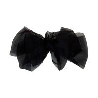 Cloth Bowkont Hair Clip with Zinc Alloy Bowknot handmade fashion jewelry & for woman Sold By PC
