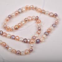 Keishi ferskvandskulturperle Beads, Ferskvandsperle, Uregelmæssig, du kan DIY & forskellig størrelse for valg, blandede farver, Solgt Per 36-38 cm Strand